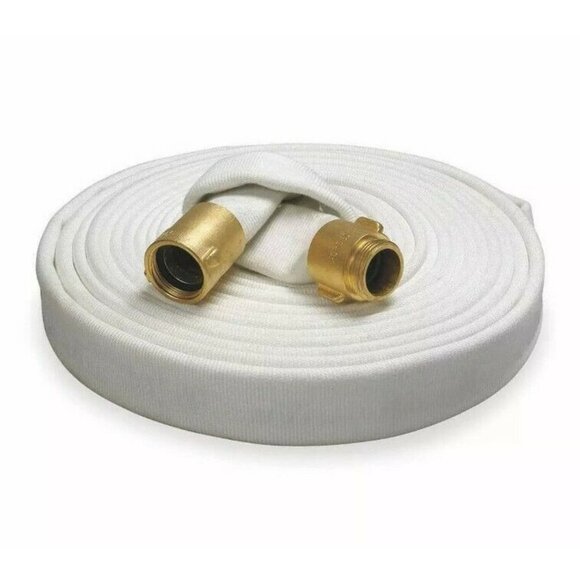 FM Approved 1FEL6 White Reel Fire Hose EPDM Liner 5 ELEM 2 1/2" x 50' BRAND NEW - Picture 1 of 4